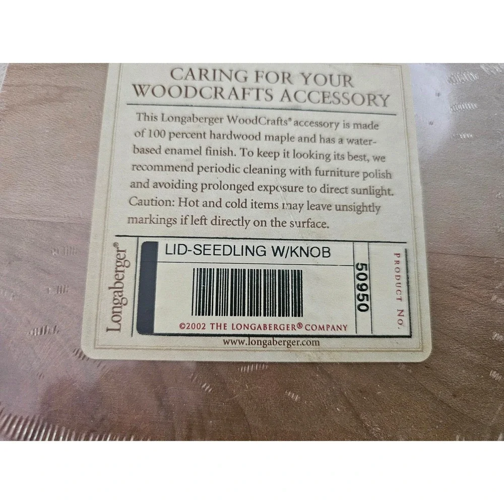 Longaberger woodcrafts seedling